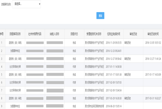 點(diǎn)擊辦稅進(jìn)度及結(jié)果信息查詢