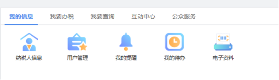 陜西省電子稅務(wù)局我的信息頁(yè)面