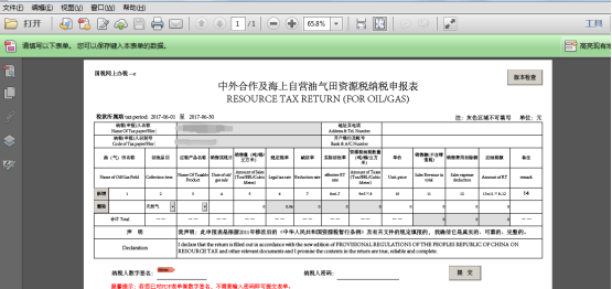 下載保存對(duì)應(yīng)申報(bào)PDF文件