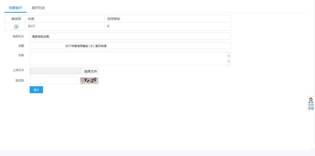 河南省電子稅務(wù)局我要復(fù)評