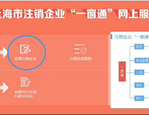 上海市注銷企業(yè)“一窗通”網(wǎng)上服務操作指南