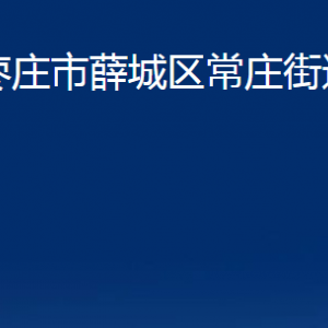 棗莊市薛城區(qū)常莊街道辦事處各部門對外聯(lián)系電話