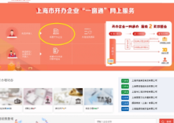 上海市開辦企業(yè)“一窗通”網(wǎng)上服務平臺