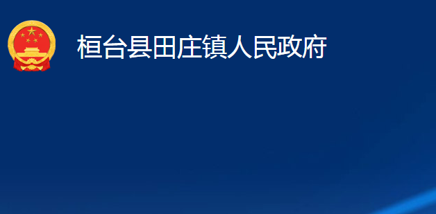 桓臺(tái)縣田莊鎮(zhèn)人民政府