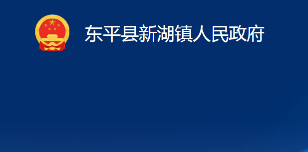 東平縣新湖鎮(zhèn)人民政府