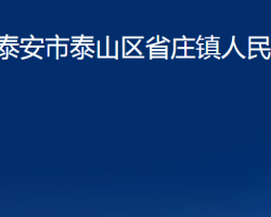 泰安市泰山區(qū)省莊鎮(zhèn)人民政府