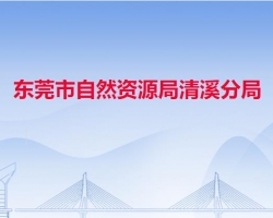 東莞市自然資源局清溪分局