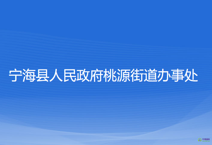 寧?？h桃源街道辦事處