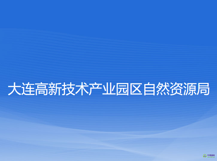 大連高新技術產業(yè)園區(qū)自然資源局