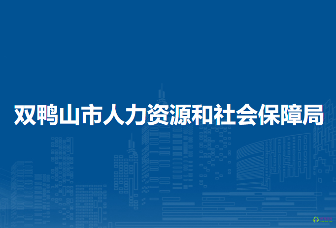 雙鴨山市人力資源和社會(huì)保障局