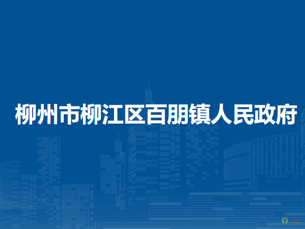 柳州市柳江區(qū)百朋鎮(zhèn)人民政府