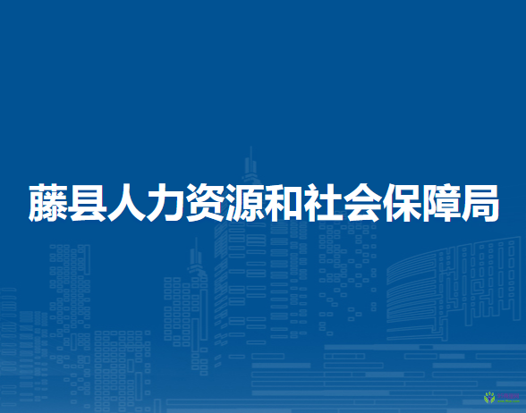 藤縣人力資源和社會保障局