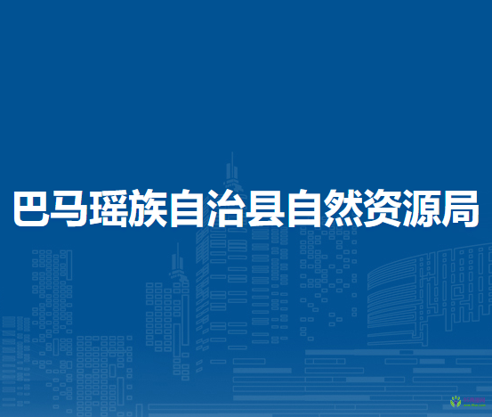 巴馬瑤族自治縣自然資源局